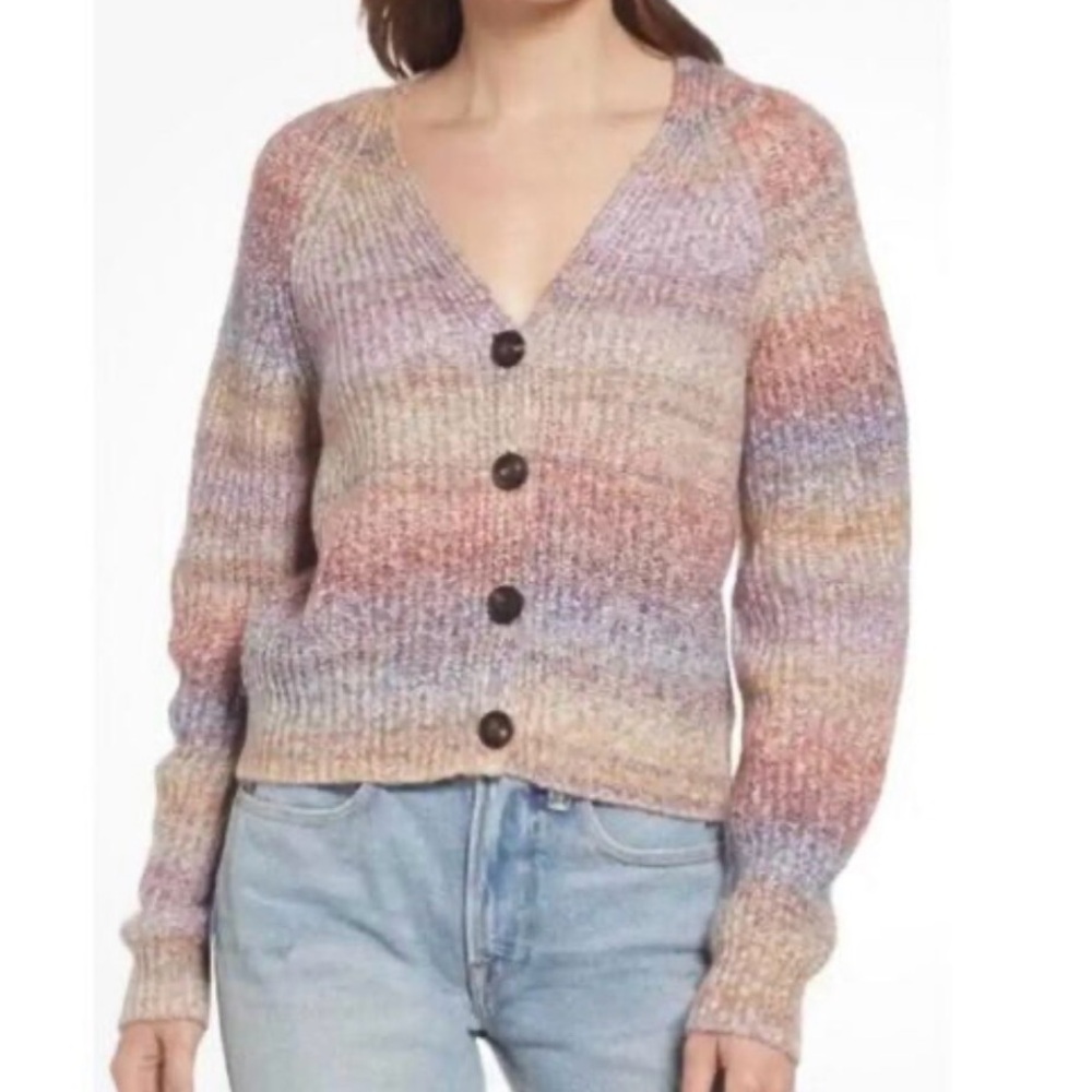 Rails Multicolor Button-Up Cardigan